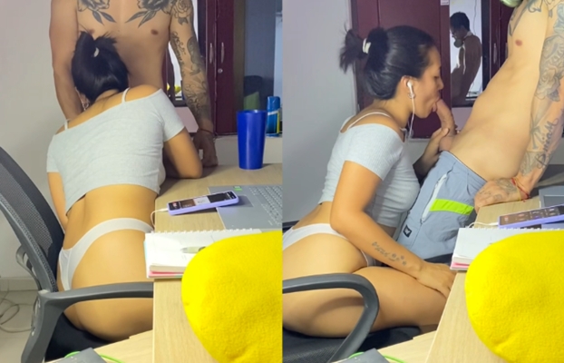 She Can’t Resists Pag Hinarapan Ko ng Titi, Matic Isusubo Agad ni Malandi!