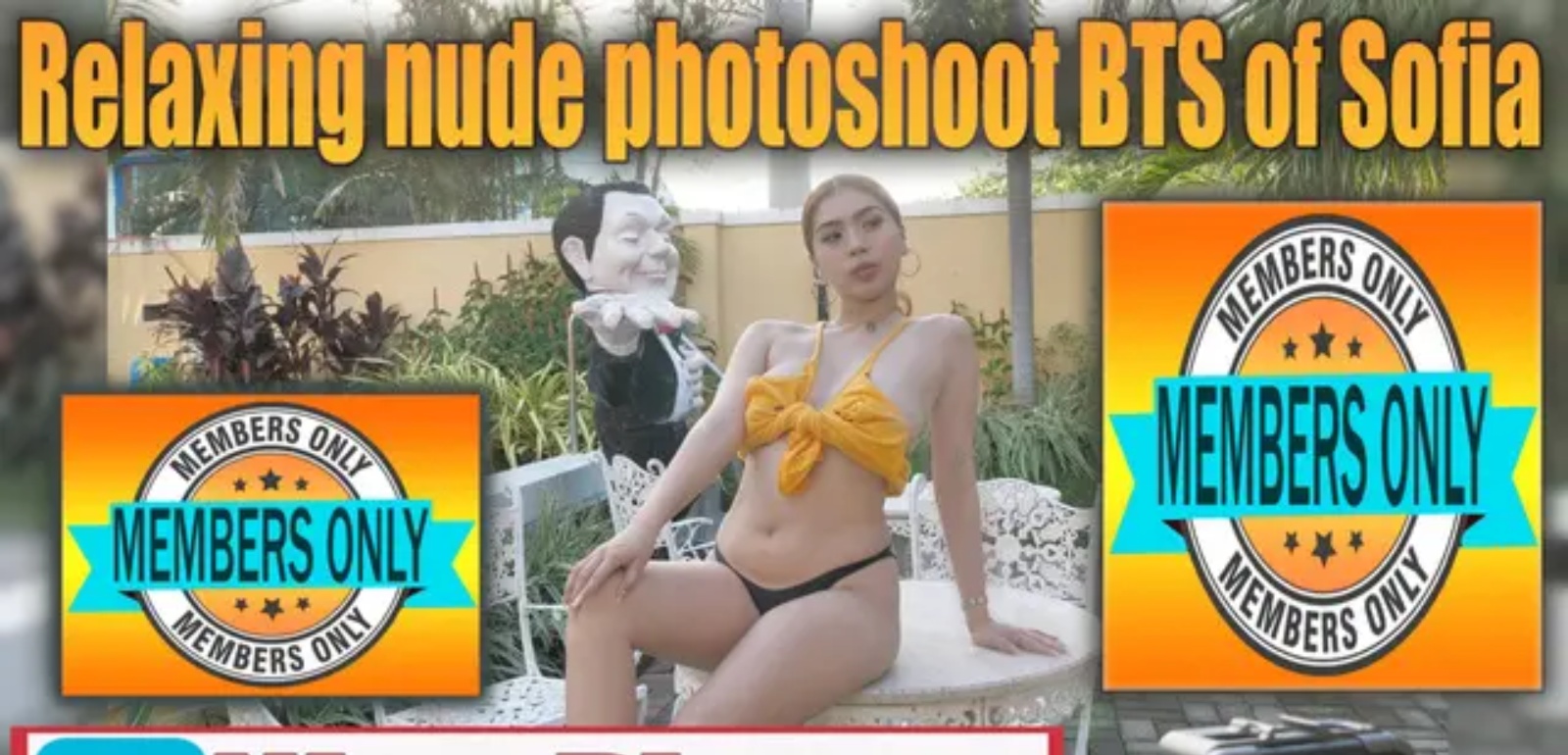 Sofias relaxing nude photoshoot
