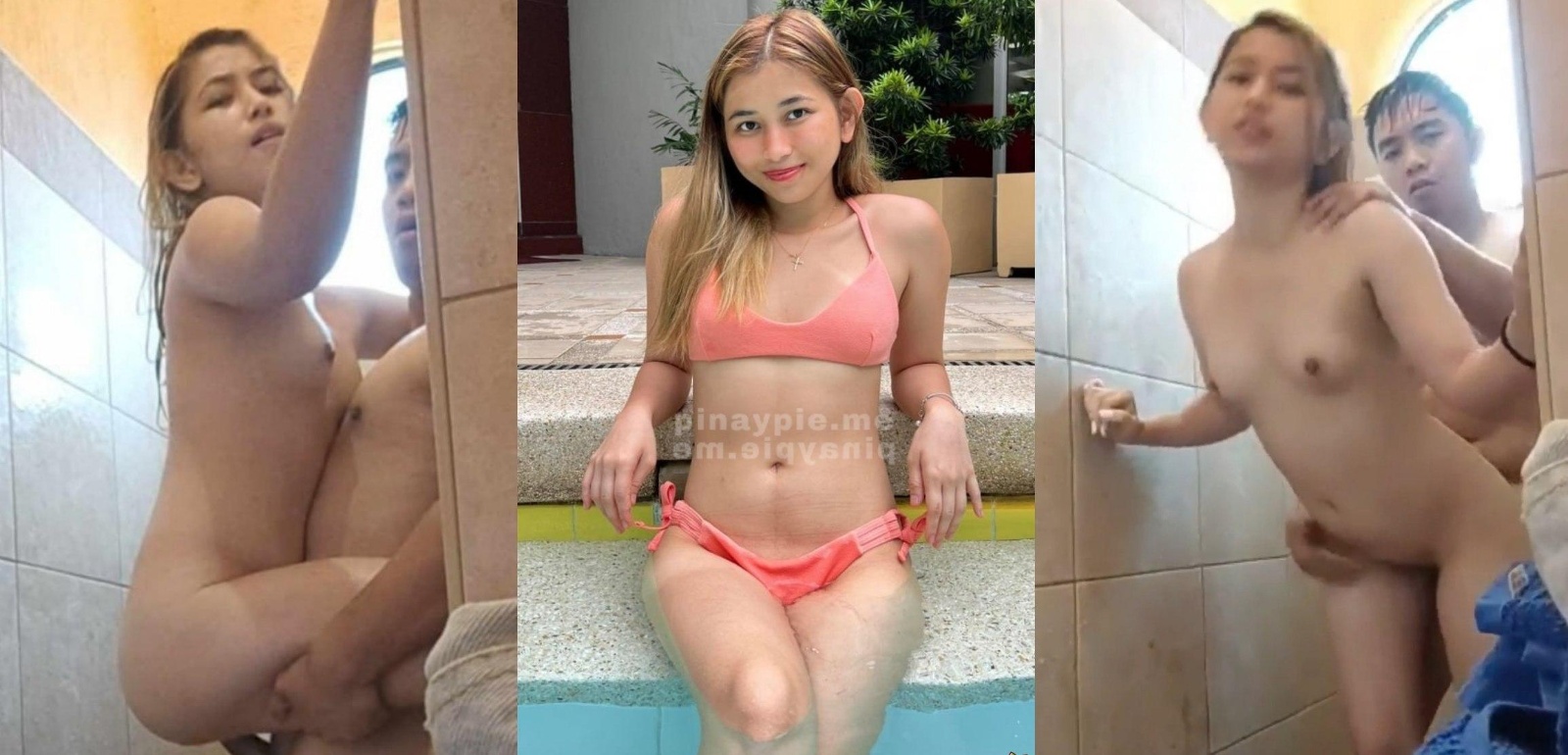 Magkaibigang nag swimming kantuntan sa shower ang tripping
